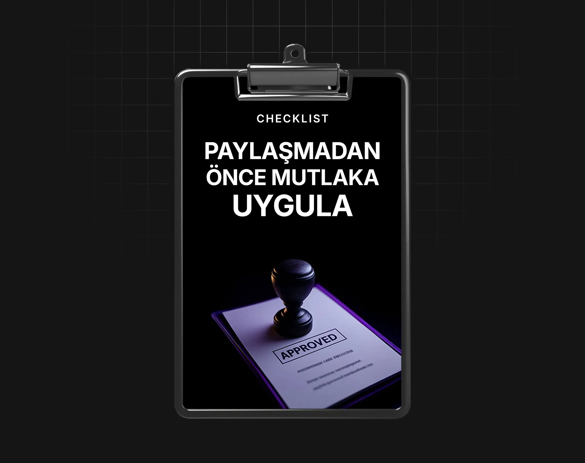 Paylaşmadan Önce Mutlaka Uygula